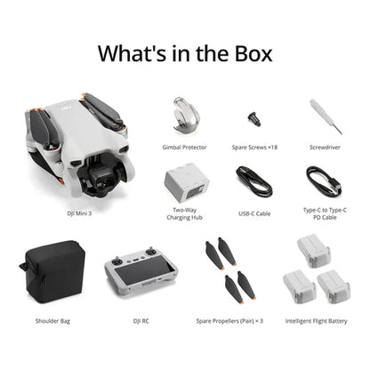 Drone Mini 4 Pro (DJI RC 2), Drones with Camera for Adults 4K, Under 249 g, 34 Mins Flight Time, 20km Max Video Remote Control